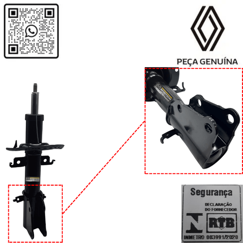 RN 20572R 543020572R AMORT. DIANT. KANGOO ELETRICA - 4